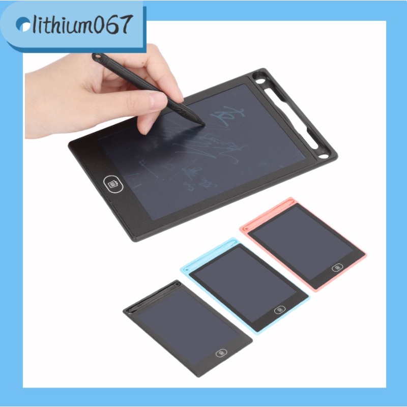 🍎Lithium067 Bảng Viết Tự Xoá- Vẽ LCD-Điện Tử Thông Minh Cho Bé Máy tính bảng viết LCD 6 5 inch Giáo dục sớm vẽ nguệch ngoạc cho 3 tuổi trở lên