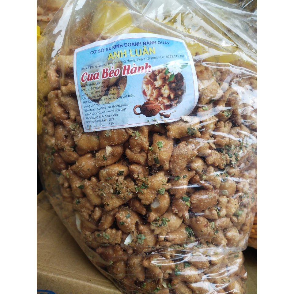 Snack Cua béo tẩm hành