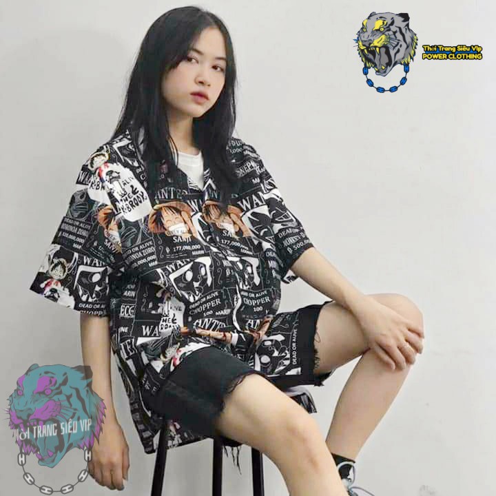 Bộ Đồ Áo Sơ Mi Lụa Luffy onepiece Nam Nữ | Sản Phẩm MỚi 2021 | BigBuy360 - bigbuy360.vn