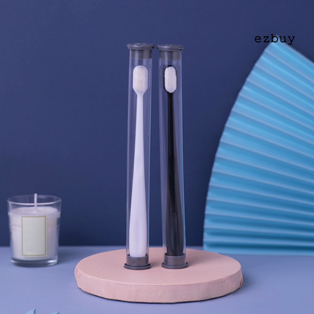 [Hàng mới về] Bàn chải đánh răng lông mềm thiết kế gợn sóng kèm hộp đựng tiện lợi cho bé