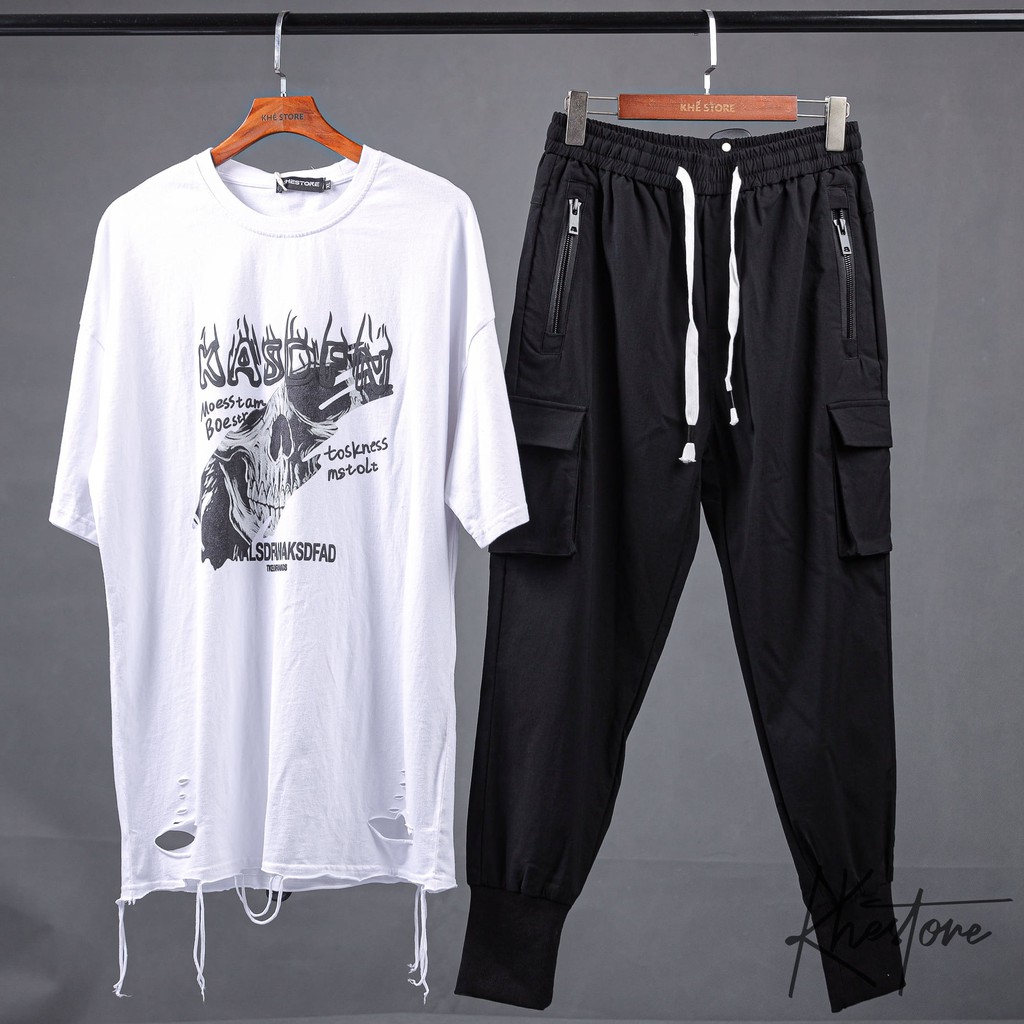 Áo Phông Phom Rộng Khestore T031 289000, Áo Phông Nma Nữ Unisex