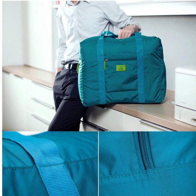Túi du lịch đa năng gắn vali kéo bằng vải dù siêu bền chống thấm nước