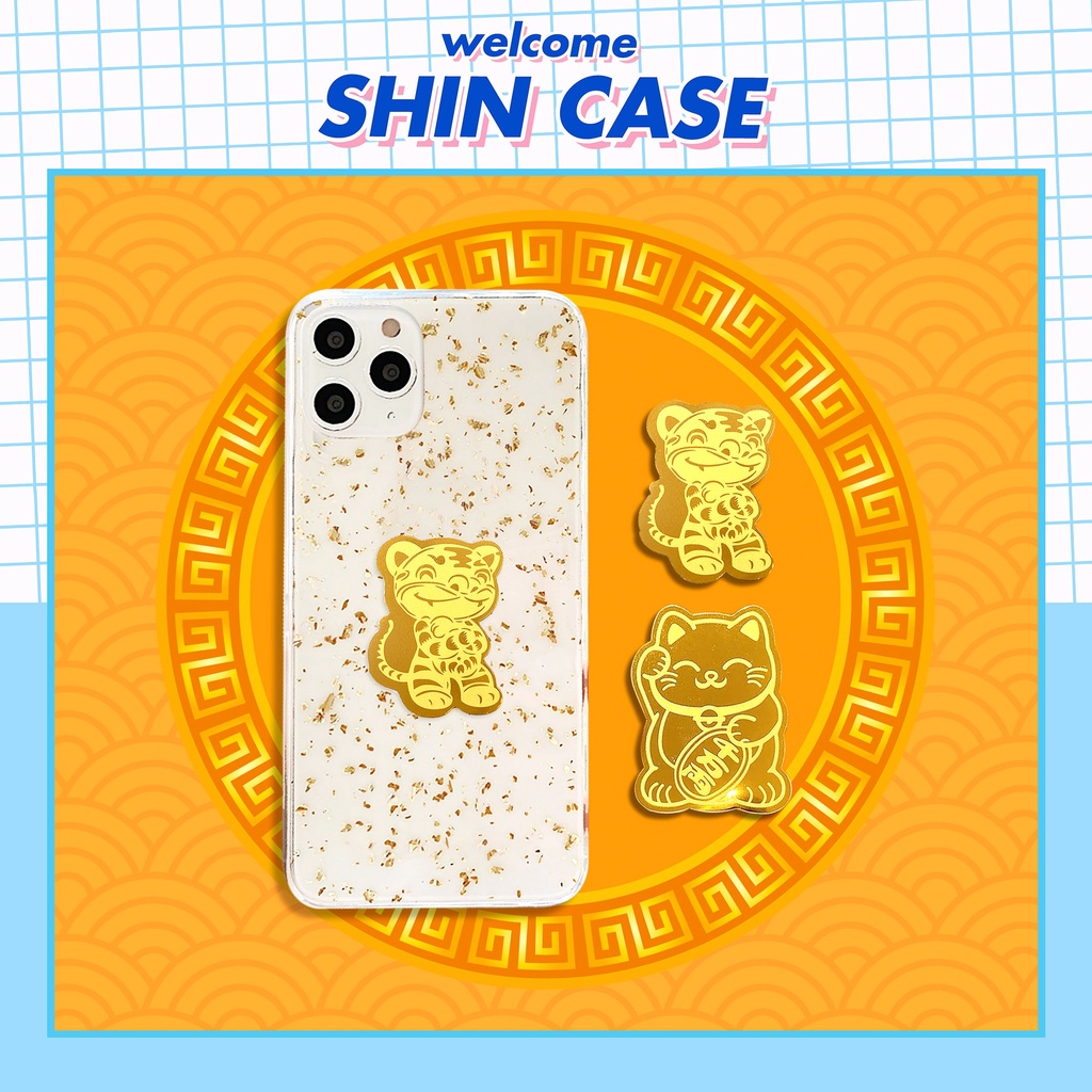 Miếng Dán Sticker Tài Lộc Mạ Vàng cho ốp lưng /6plus/6s/6splus/7plus/8/8plus/x/xs/11/12/13/14/pro/max/promax/plus iphone