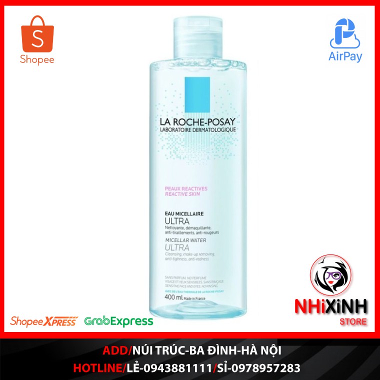 Nước Tẩy Trang La Roche-Posay Eau Micellaire Ultra 400ml