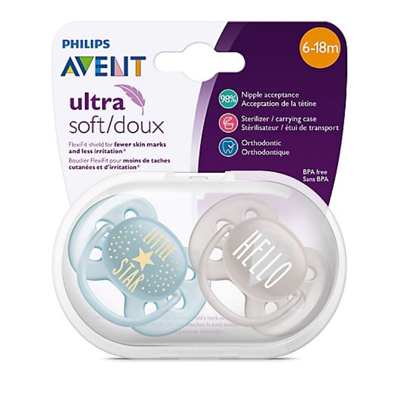 [Bill My]Ti giả Ultra Soft Philips AVENT 0-6m 6-18m