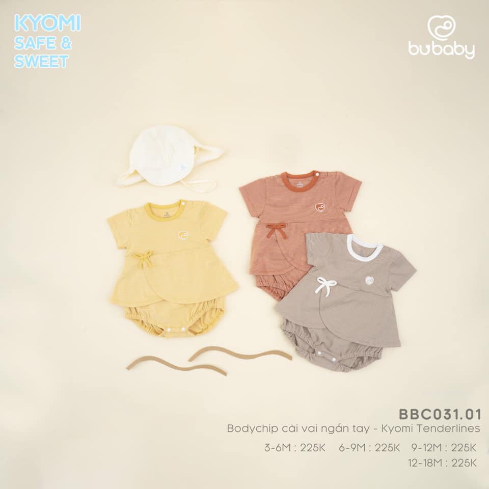 BU BABY - Bodychip cài vai ngắn tay - Kyomi Tenderlines