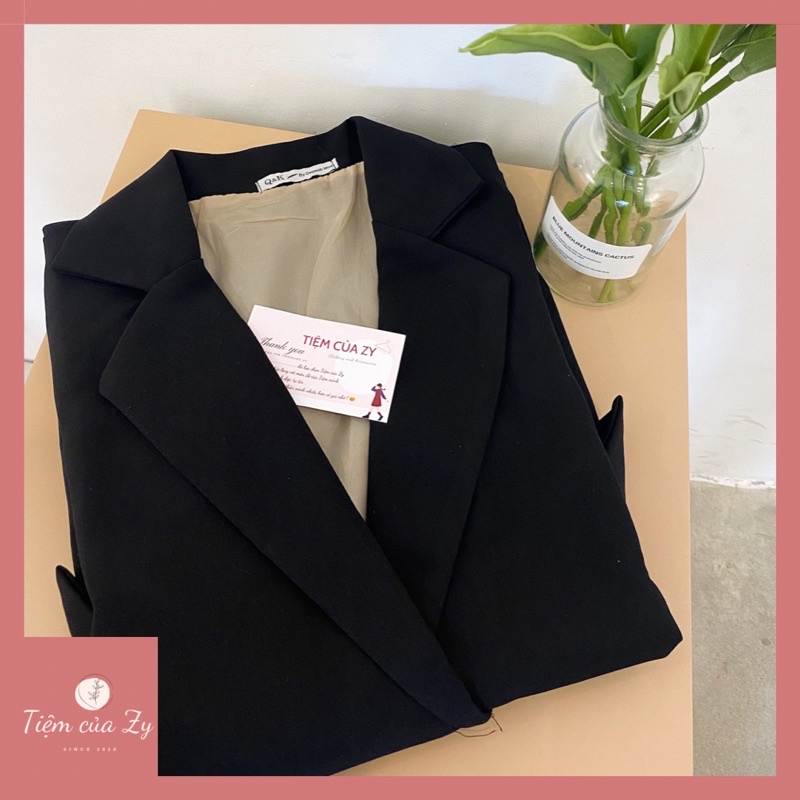 BLAZER ĐEN KOREA 2 lớp [Ảnh thật/video thật 100% kèm Feedback]♥️ | BigBuy360 - bigbuy360.vn
