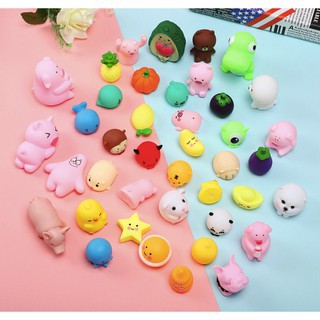 [Đồ Chơi Giá Rẻ] Đồ Chơi Thú Mochi Squishy Dễ Thương Nhiều Mẫu Bóp Kêu - P009