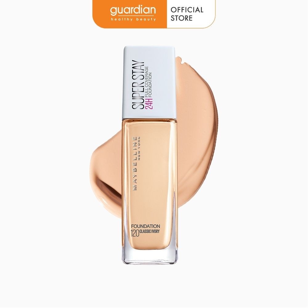 Kem Nền Maybelline New York 24H Lâu Trôi Che Phủ Cao SuperStay Full Coverage Foundation 120 Classic Ivory 30ml