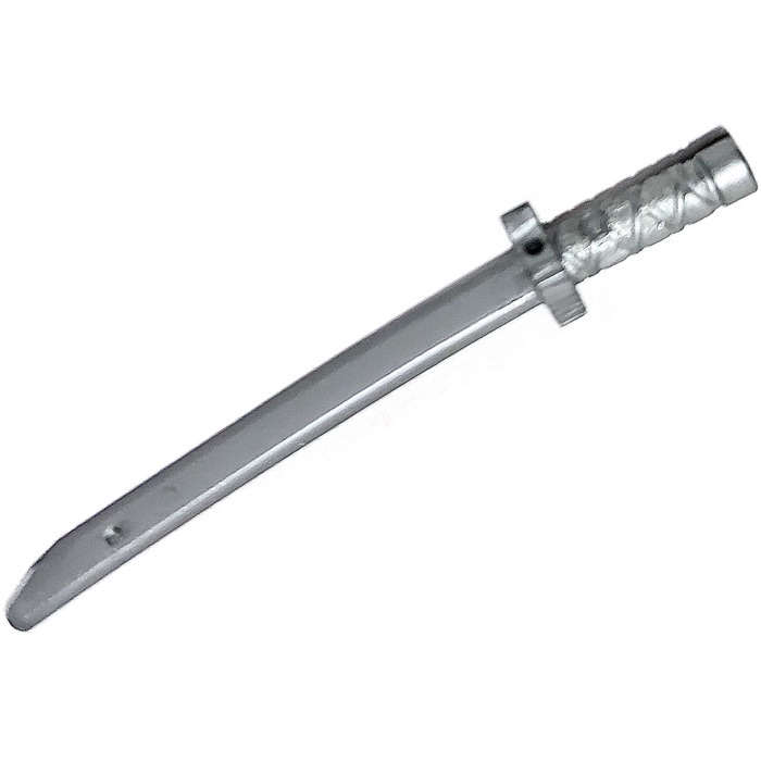 LEGO Kiếm Ninja Sword / Katana Màu Bạc Nhạt Dài 4,5cm 6116593 21459
