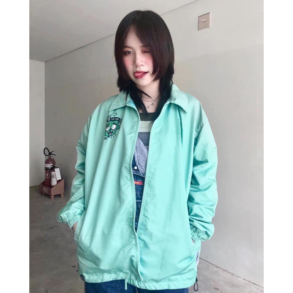 [ÁO KHOÁC DÙ NAM NỮ][VIDEO+ẢNH THẬT] ÁO KHOÁC DÙ UNISEX MẶT QUỶ WHAT WHY 2 SIZE L XL AK196 TD FASHION