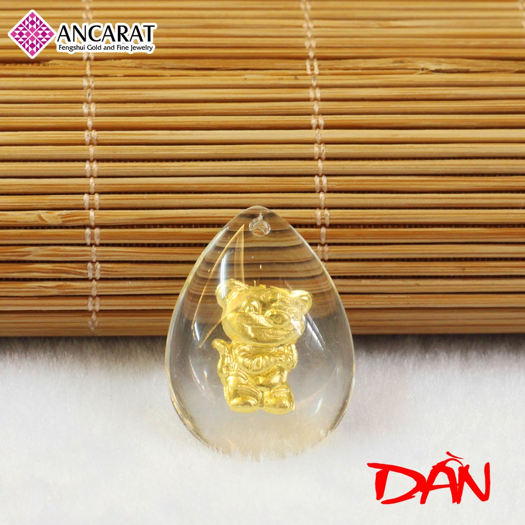 ANCARAT - Mặt dây chuyền 3D 12 Con giáp - Dần (Hổ)