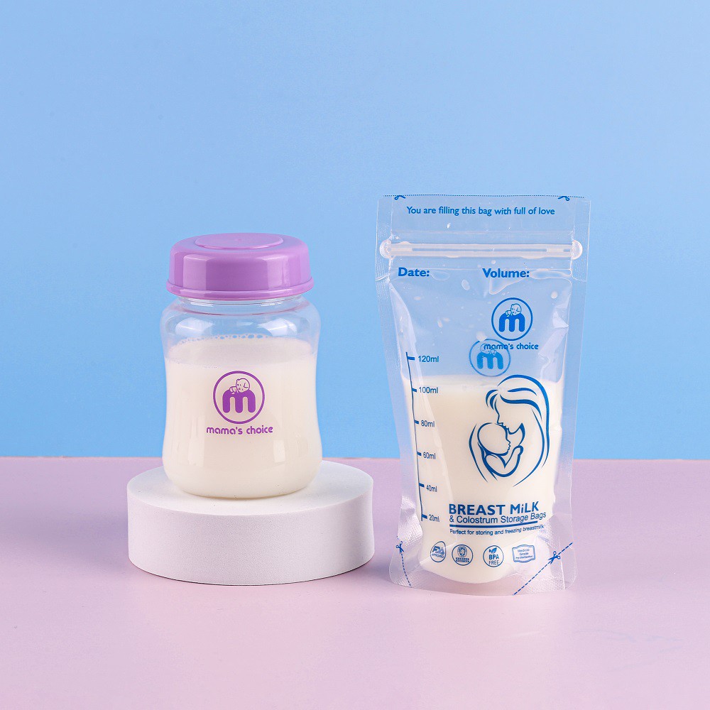 🌺🌺Túi Trữ Sữa Mẹ Mama’s Choice 120ml - 250ml 🌺Bịch Đựng và Bảo Quản Sữa Cho Bé 🌺Kiểm Định Quốc Tế Bureau Veritas - FDA