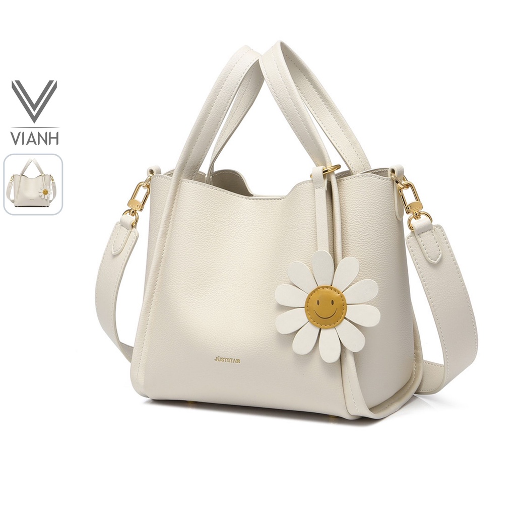 Túi Xách Nữ Thời Trang Just Star 172678 Charm Hoa Cười