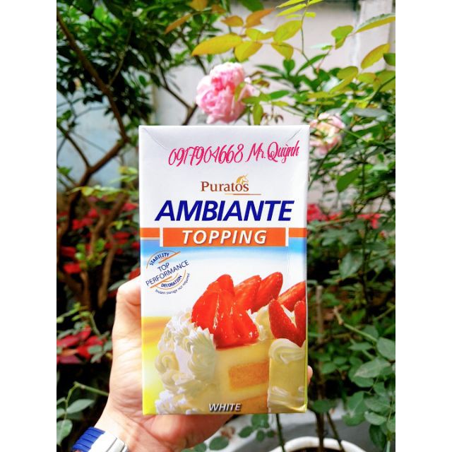 KEM topping trang trí Meggle/ Anbiante 1 lit