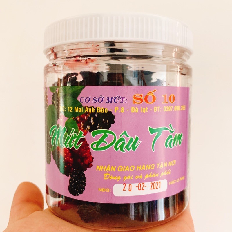 Mứt dâu tằm DLFresh dâu tằm sấy chua ngọt 300g