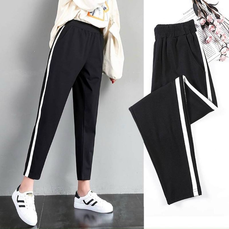 Quần Baggy thể thao phối 1 sọc siêu xinh
