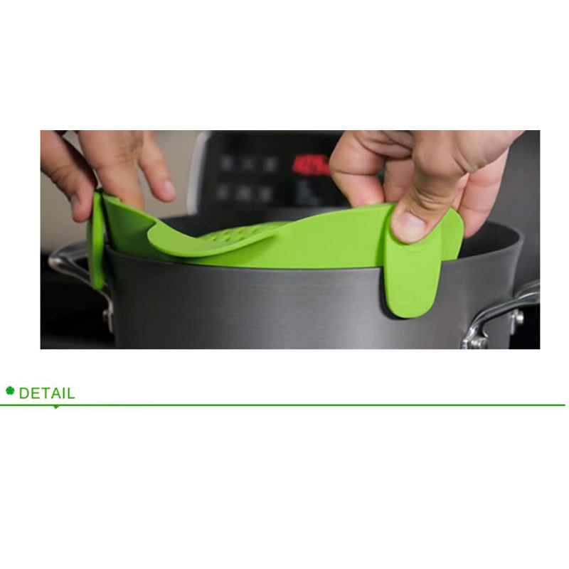 Kẹp silicone lọc ráo nước tiện lợi cho nhà bếp