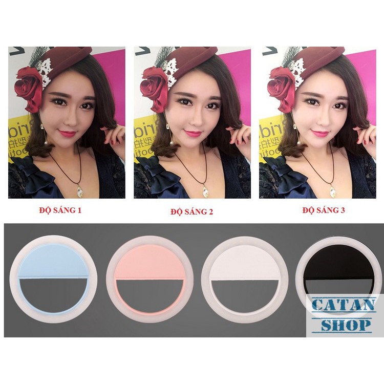 Đèn LED selfie cực sáng SLED-RK14, đèn trợ sáng pro chụp hình tự sướng ring light