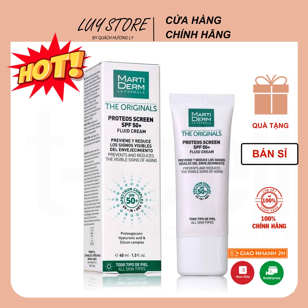 Kem Chống Nắng MARTIDERM Proteos Screen SPF 50+ Fluid Cream mini