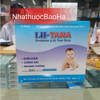 Bộ 12 que thử rụng trứng LH-TANA cho kết quả nhanh,chính xác