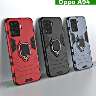 Ốp lưng Oppo A93 / A94 /  A95 /  A98 5G chống sốc Iron Man Iring siêu bền giá đỡ xem phim