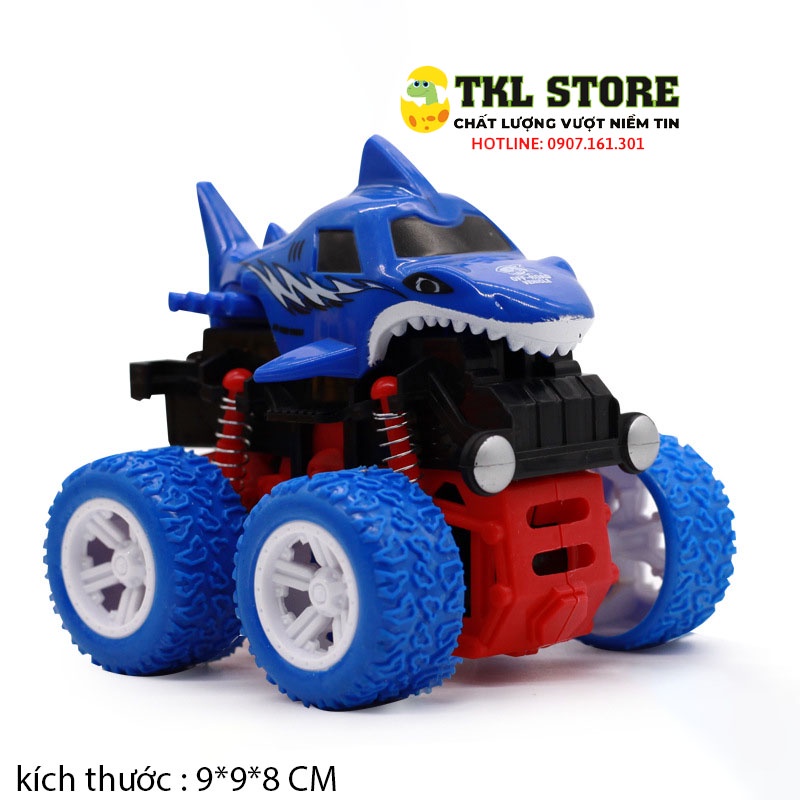 Ô tô đồ chơi địa hình, xe đồ chơi chạy đà ngộ nghĩnh cho bé - TKL Store
