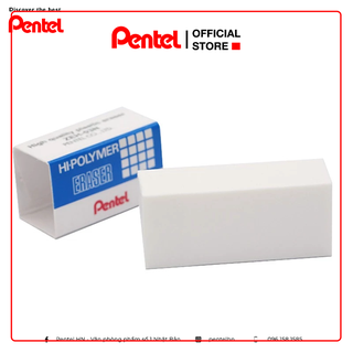 Gôm Tẩy Học Sinh Pentel Hi Polymer ZEH 3 Kích Cỡ Màu Trắng | Shopee ...