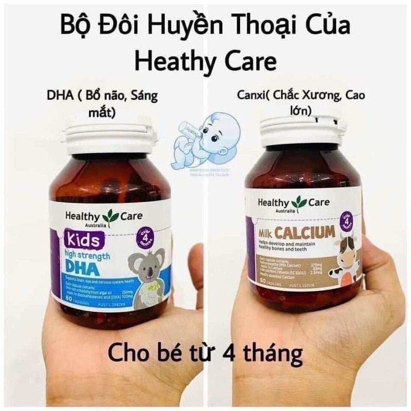 Bộ đôi DHA và CALCI heathyl Ca