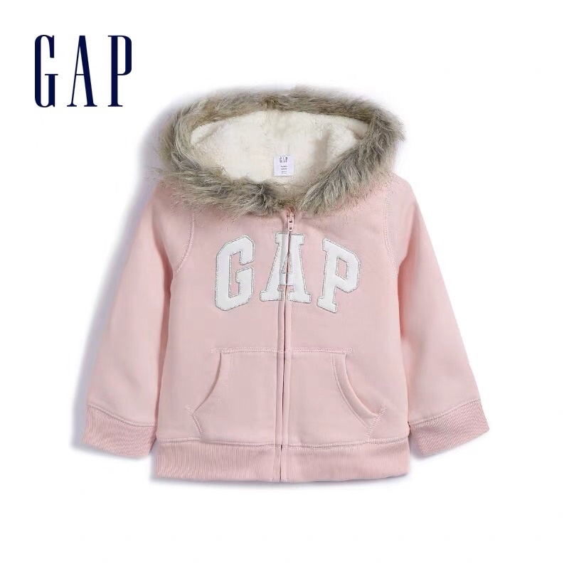 Áo khoác lót lông gap