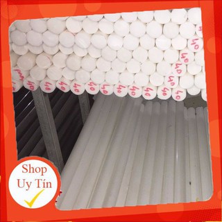Nhựa pom phi 6mm x500mm (trắng đục)