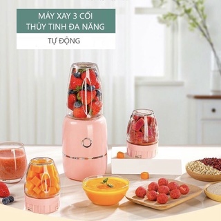 Máy xay 3 cối 6 lưỡi nội địa Trung Quốc,Máy xay đa năng