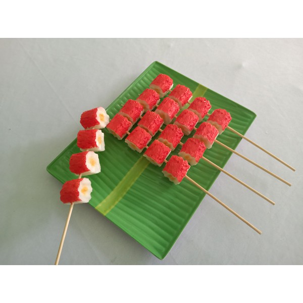 cua hoàng đế_mô hình xiên que bằng nhựa