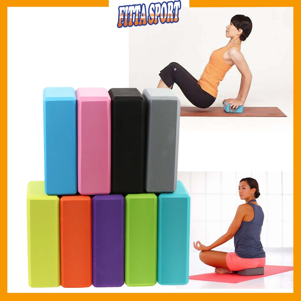 Gạch tập Yoga cao cấp EVA Cứng gấp 3 lần loại gạch tập thông thường - Yoga blocks G11