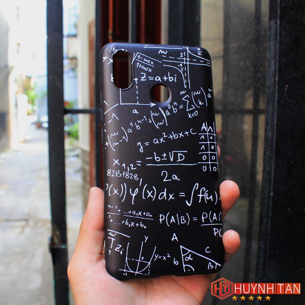 Ốp lưng Xiaomi Mi Max 3 dẻo đen in 3D nổi(HÌNH BẤT KÌ)