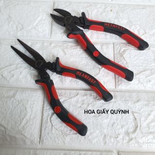 Kìm cắt và kìm nhọn lớn(đỏ)