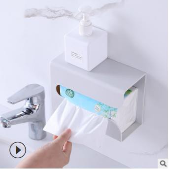 Hộp Đựng Khăn Giấy Dán Tường Hình Chữ Nhật, Hộp Đựng Giấy Ăn Treo Tường Tiện Lợi 88310 SIÊU THỊ 88