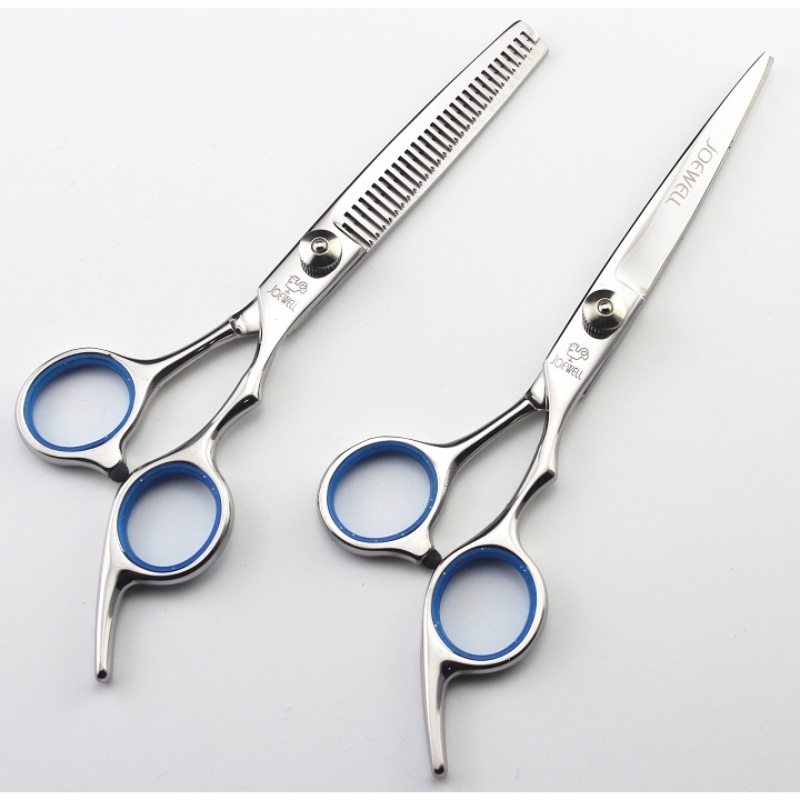 Kéo Cắt Tỉa Tóc Nhật Bản Joewell Ốc Trắng Cao Cấp Thép Không Gỉ