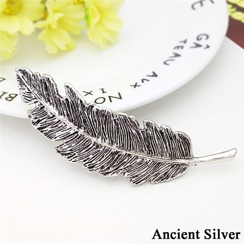 Trâm Cài Tóc Hình Chiếc Lá Phong Cách Retro