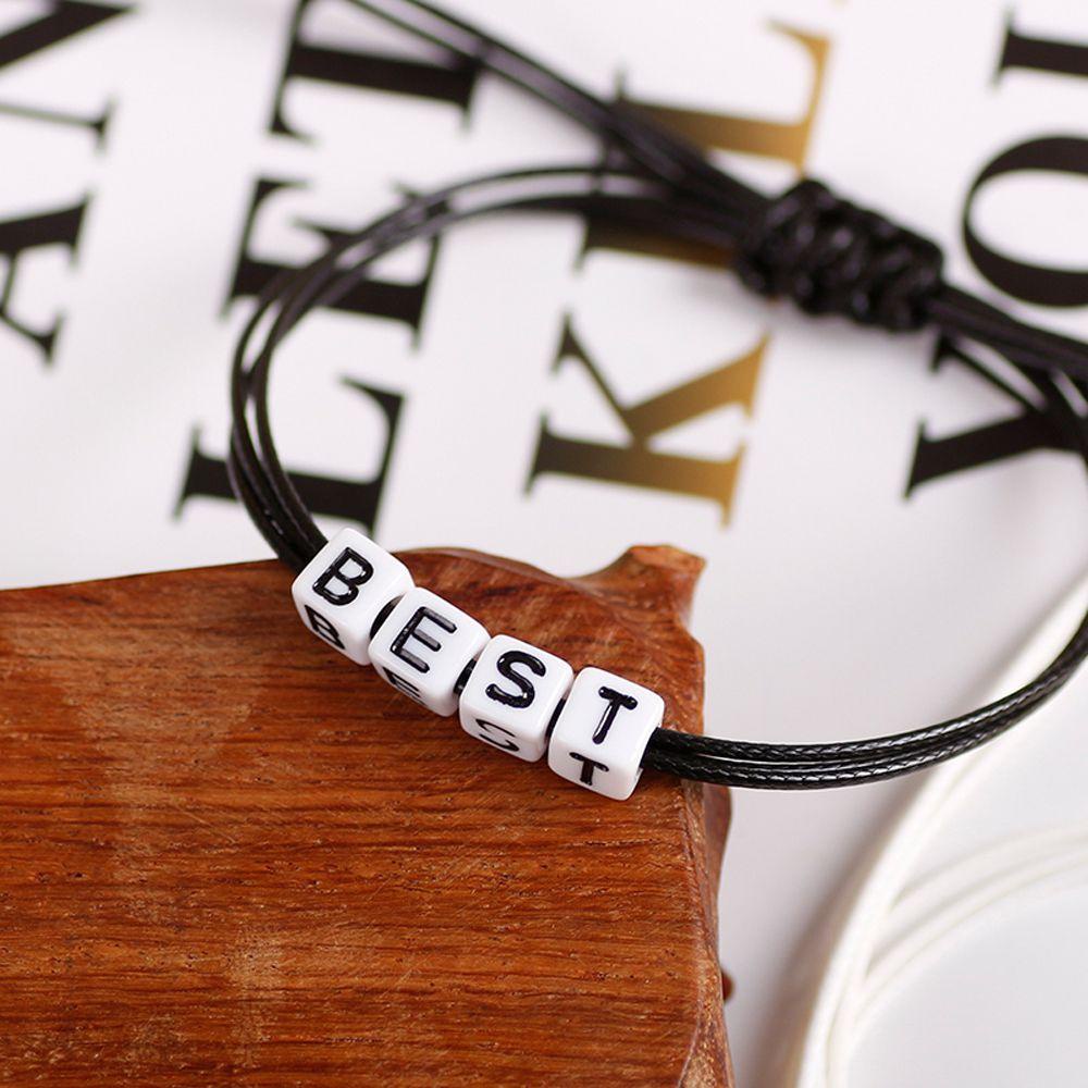 Vòng Tay Dây Bện Phối Hạt Dễ Điều Chỉnh Thời Trang Cho Nam Và Nữ