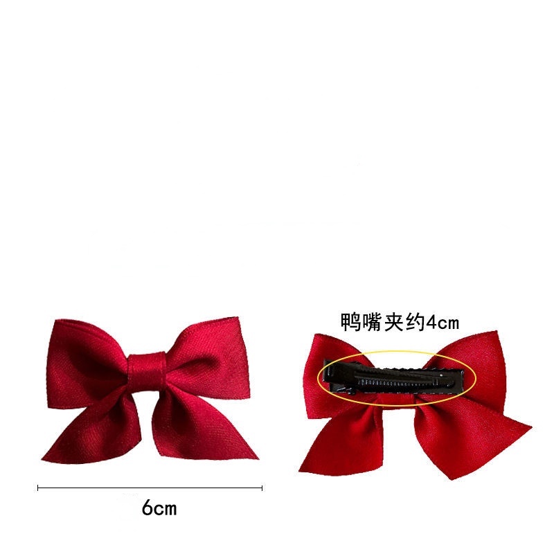 Set 2 Kẹp Tóc Hình Nơ Phong Cách Hàn Quốc Ngọt Ngào Cho Bé Gái