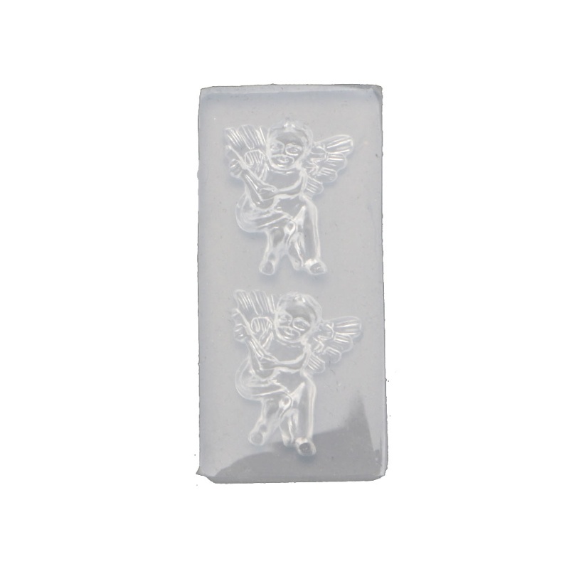 Khuôn silicon mini làm đồ nhựa epoxy resin cho đồ trang sức/đồ thủ công mỹ nghệ hình thiên thần