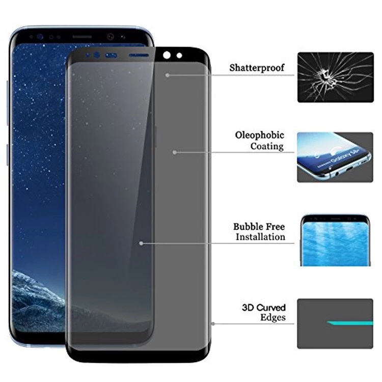 UV Kính cường lực bảo vệ toàn màn hình chống nhìn trộm cho VIVO X90 X80 X70 X60 X50 V27 V25 V23 Pro Plus Pro+ 4G 5G 2023
