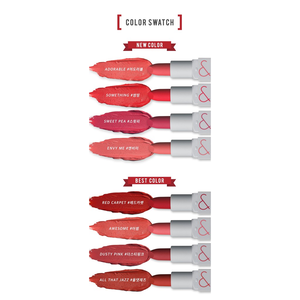 New Color - Son Thỏi Lì Romand Zerogram Lipstick