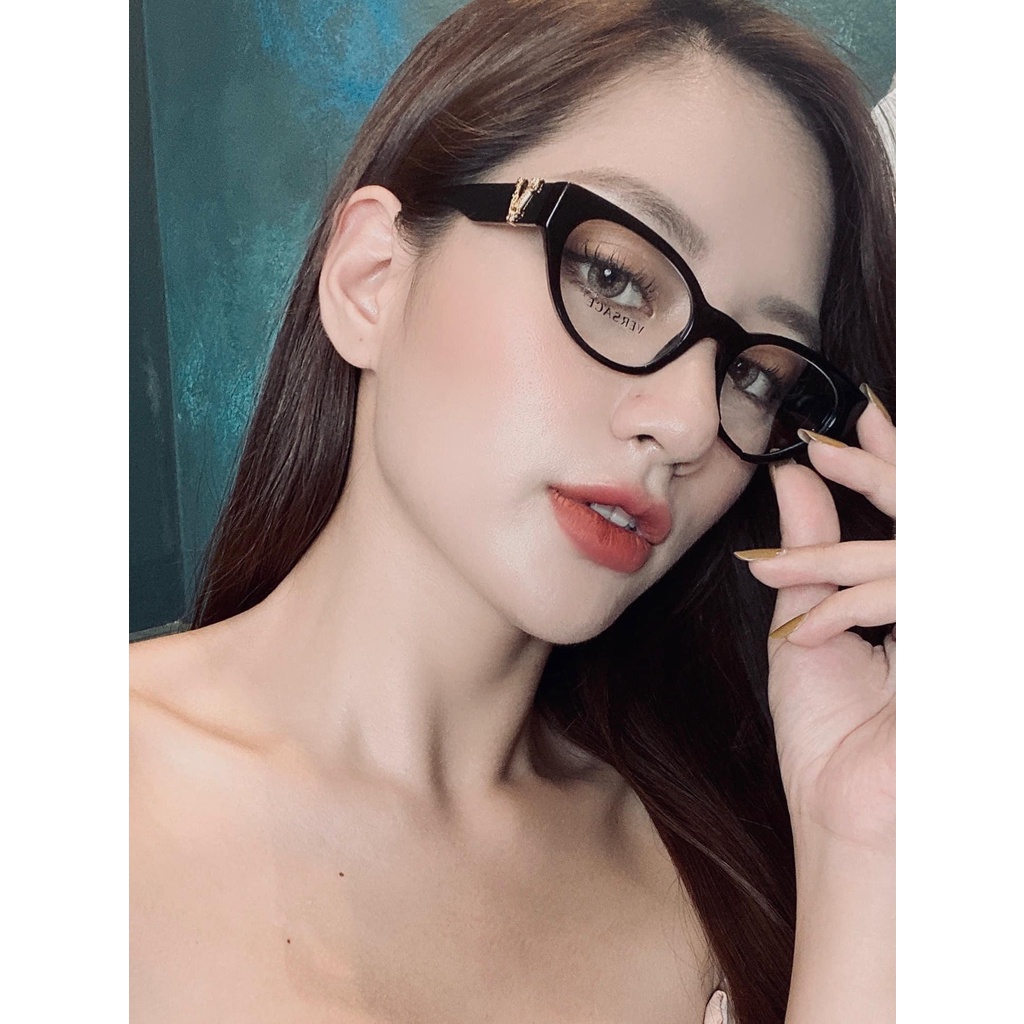 Versace - Gọng cận Versace viền đen, dáng cateye VE3282 GB1