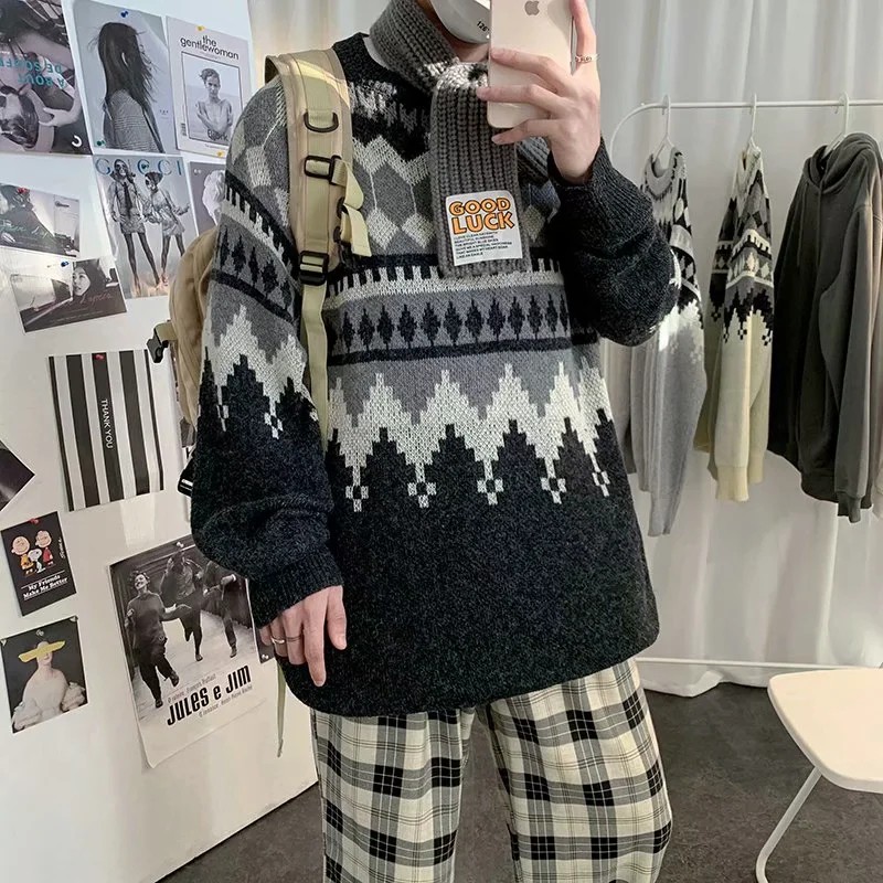Áo Sweater Phong Cách Hàn Quốc Đẹp Mắt Cho Các Cặp Đôi Size M-2Xl