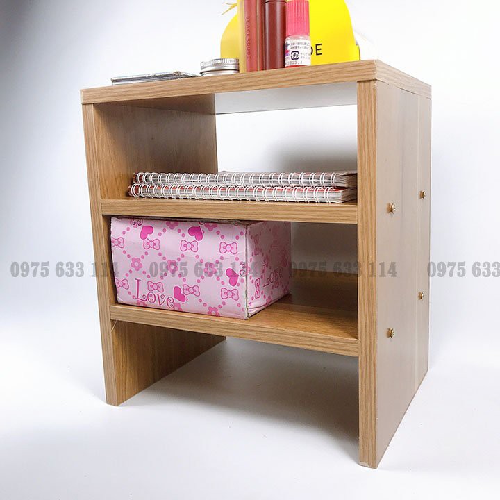 Kệ sách để bàn FREESHIP Giá sách gỗ mini decor nhà cửa nhỏ gọn, tiện lợi (K6)