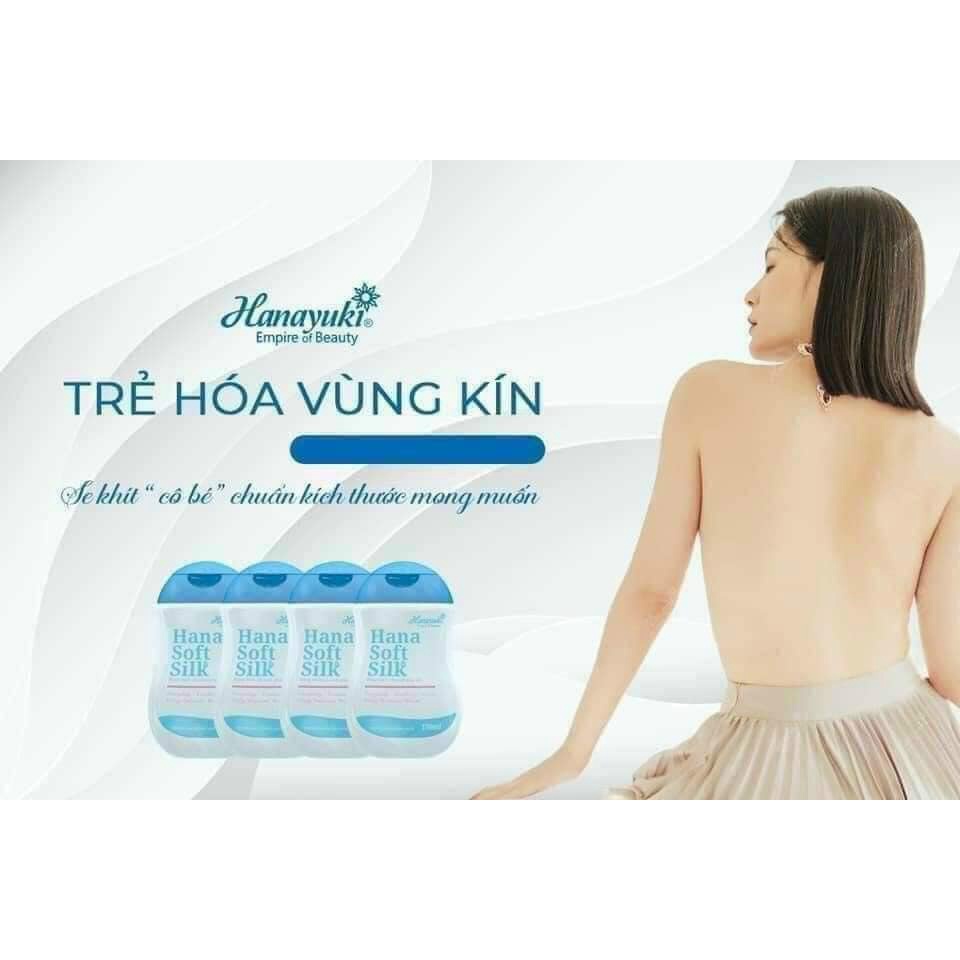 Dung Dịch Vệ Sinh Phụ Nữ Hana Soft Silk Hanayuki CHÍNH HÃNG 100%