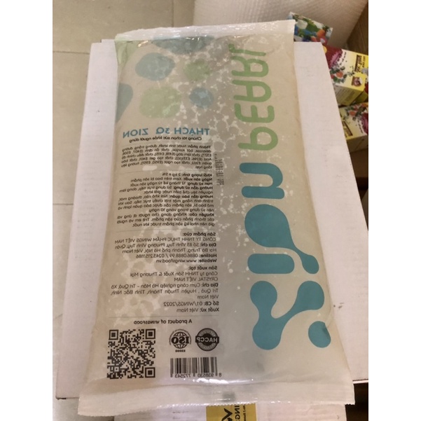 Trân Châu 3Q BiBi Jelly Đen Trắng Túi 2kg/ Thạch 3Q Sea Jelly Caramen Đã Chế Biến Sẵn Siêu Giòn Ngon