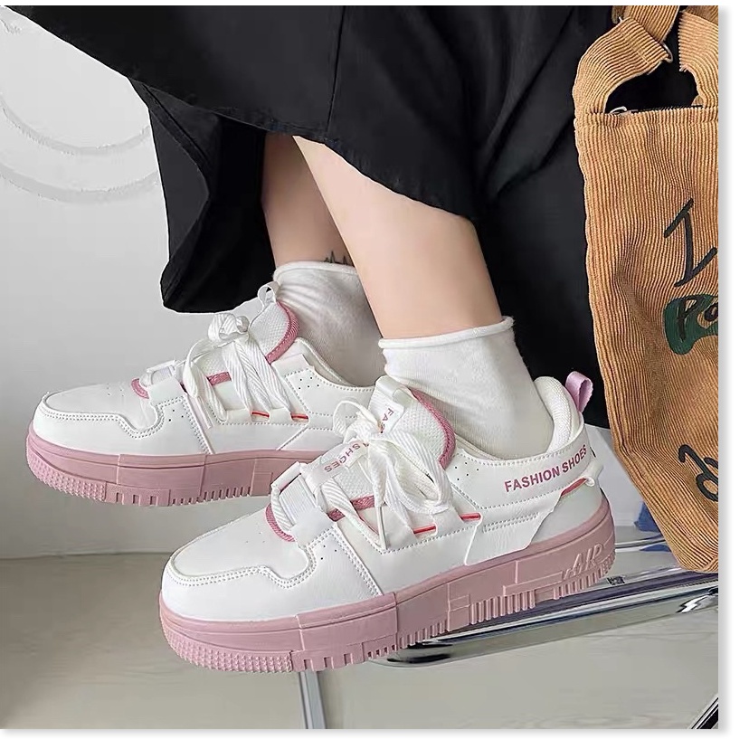 .: 𝗠𝗔𝗡𝗧𝗢 𝗦𝗜𝗠𝗣𝗟𝗘 :. GIÀY ĐỘN ĐẾ PHỐI MÀU AIRR PHONG CÁCH HÀN QUỐC